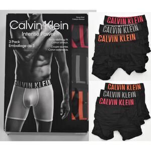 Copied - Men's Calvin Klein Intense Power Cotton 3 Boxer Brief  NB2597 922 XS